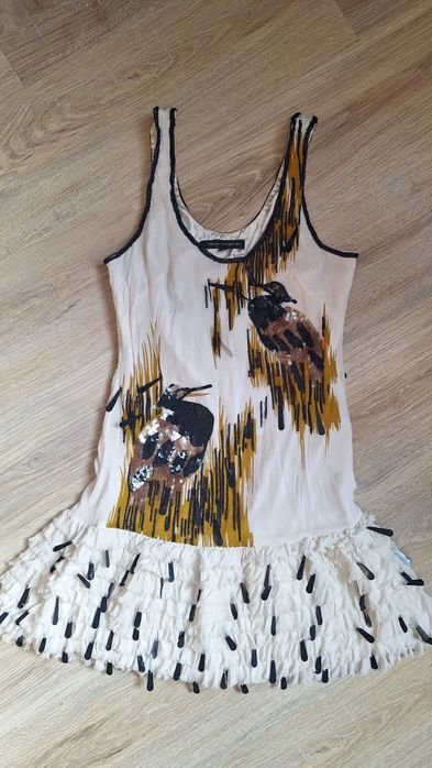 Damen French Connection Kleid Mehrfarbig 34