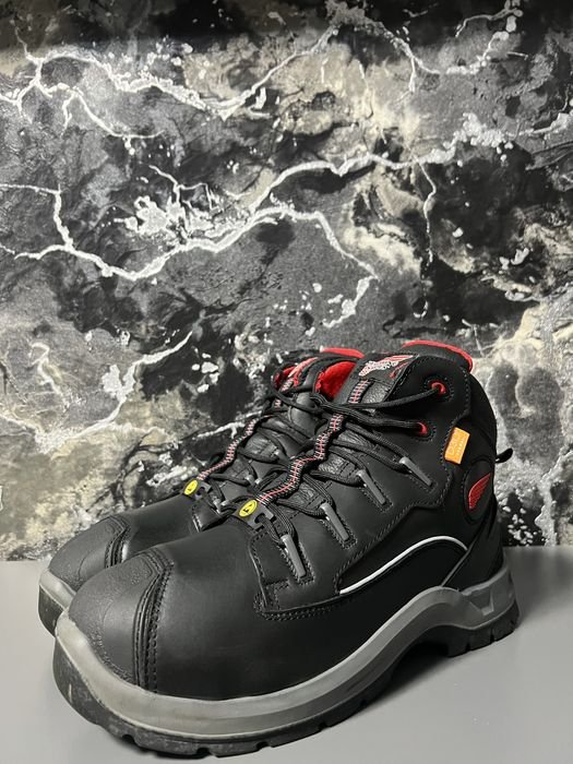 Men Red Wing Work Boots Black Leather 42