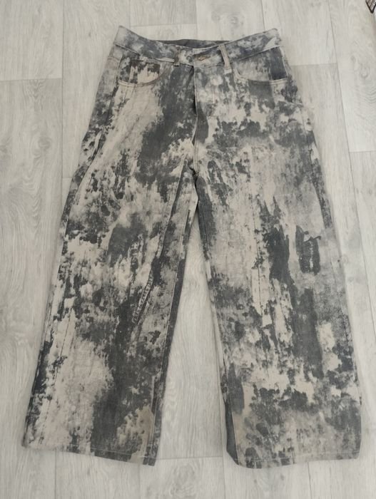 Мужской Acne Studios Джинсы Бежевый Джинс