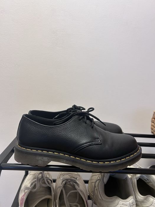 Homme Dr. Martens Bottes Noir Cuir 42