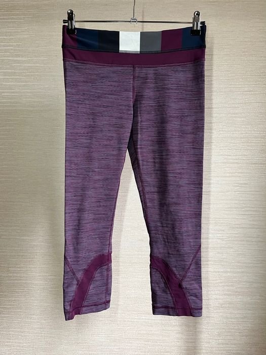 Женские Lululemon Леггинсы Фиолетовые Спортивные S