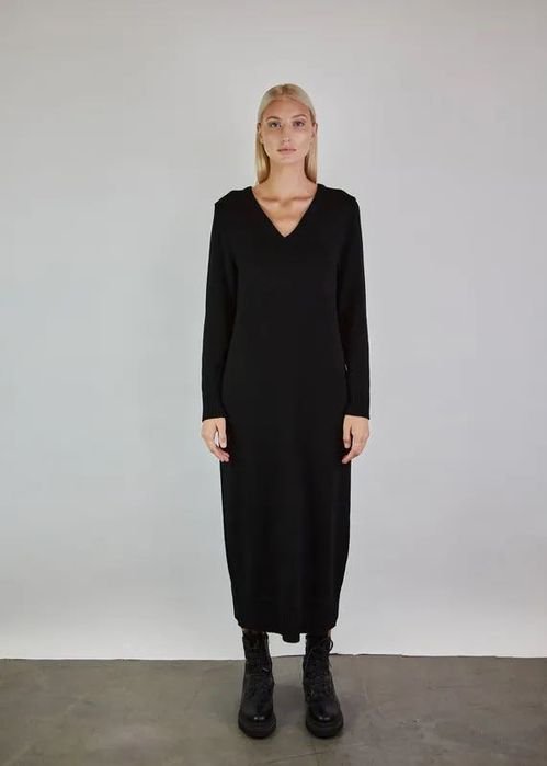 Женский Laura Ashley Платье Серый Вовна 40