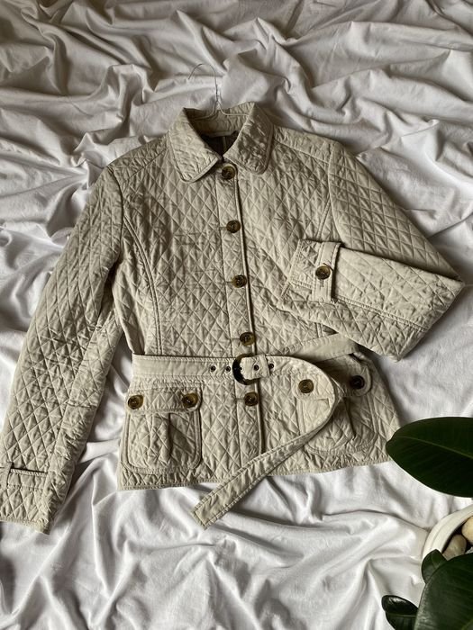 Women Max Mara Jacket Beige Synthetic 36