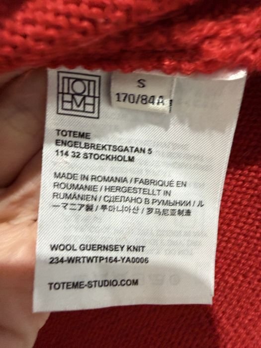 Women Toteme Sweater Red 36