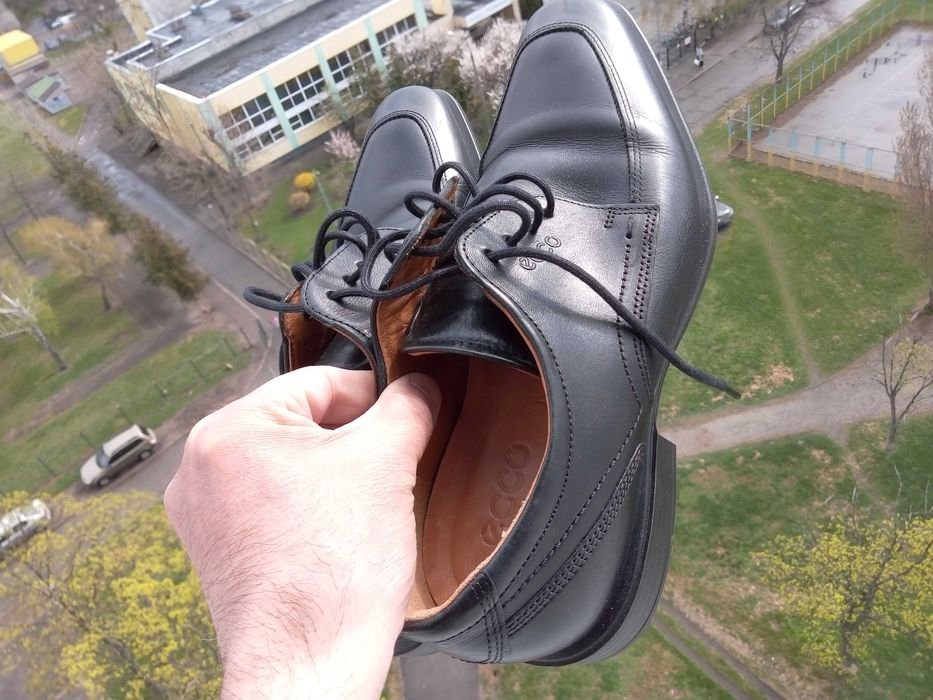 Мужские ECCO Туфли Чёрные 40