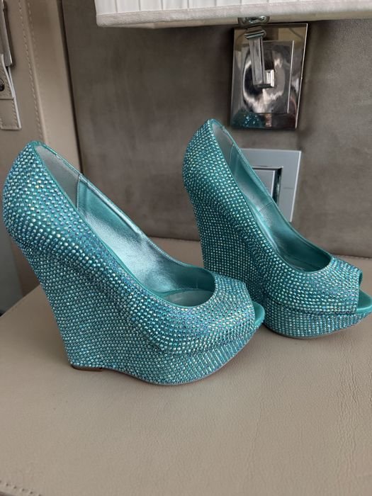 Donna Le Silla Tacchi Turchese 37