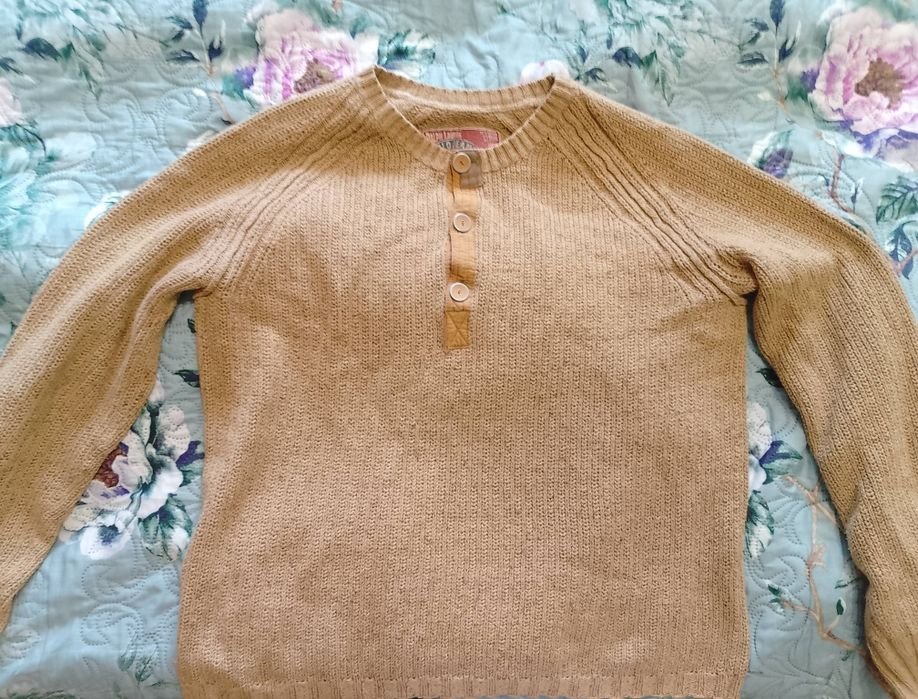 Мужской Ralph Lauren Светр Бежевый Бавовна 40