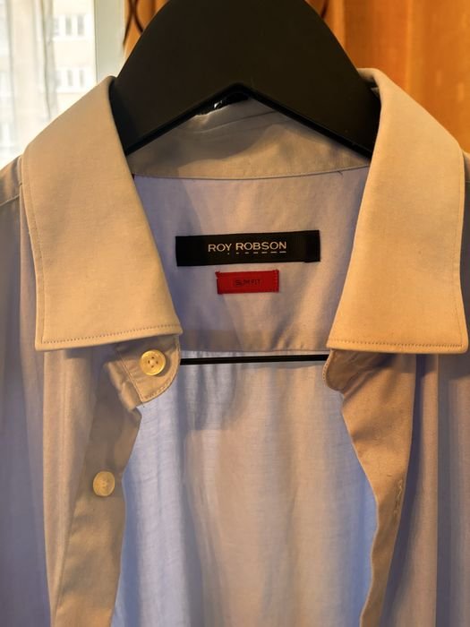 Herren Roy Robson Hemd Blau Andere