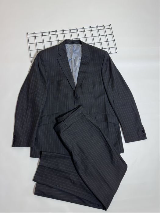 Men Mulberry Suit Grey Wool/Cashmere 42