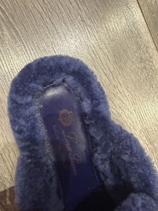 Women Loro Piana Loafers Navy 38