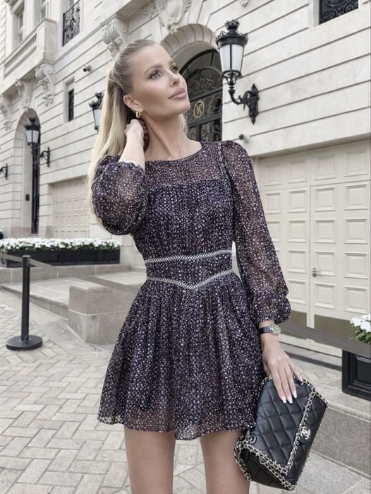 Damen Maje Kleid Mehrfarbig 38