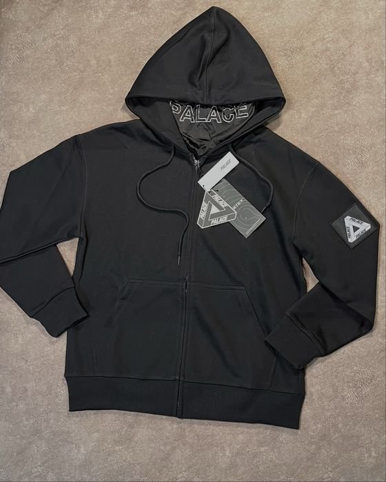 Herren Palace Zip Hoodie Schwarz