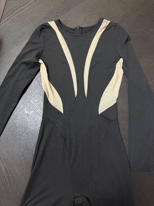 Женский Mugler Комбинизон Чёрный