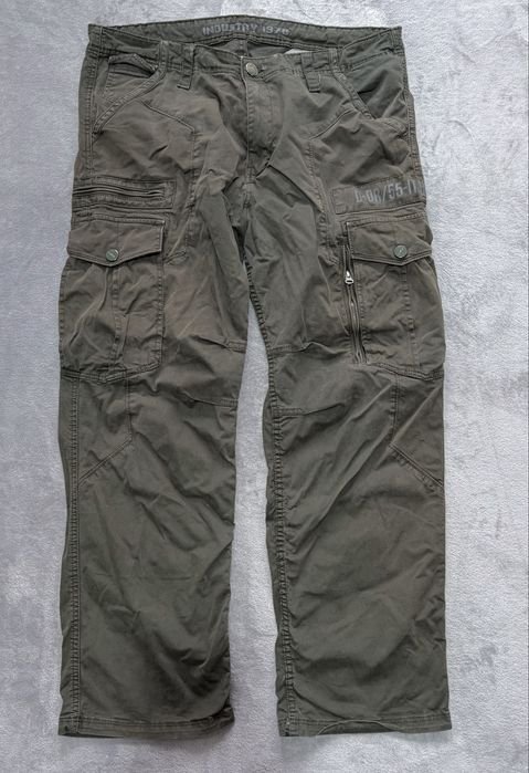 Homme Diesel Pantalons Kaki Coton 36-38