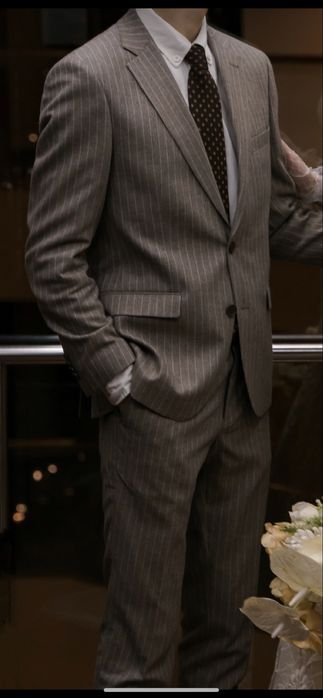 Мужской Pierre Cardin Костюм Коричневый 38