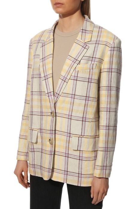 Женский Isabel Marant Пиджак Бежевый Лен FR 36