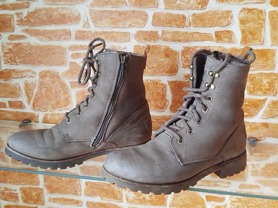 Женские Panama Jack Ботинки Коричневый Кожа 39