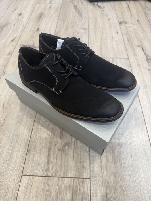 Women Heels Black Leather 43