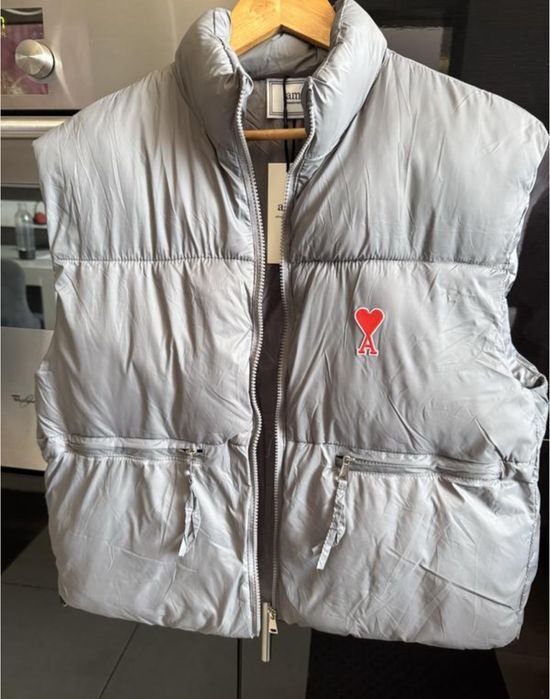 Uomo Ami Gilet Grigio 38