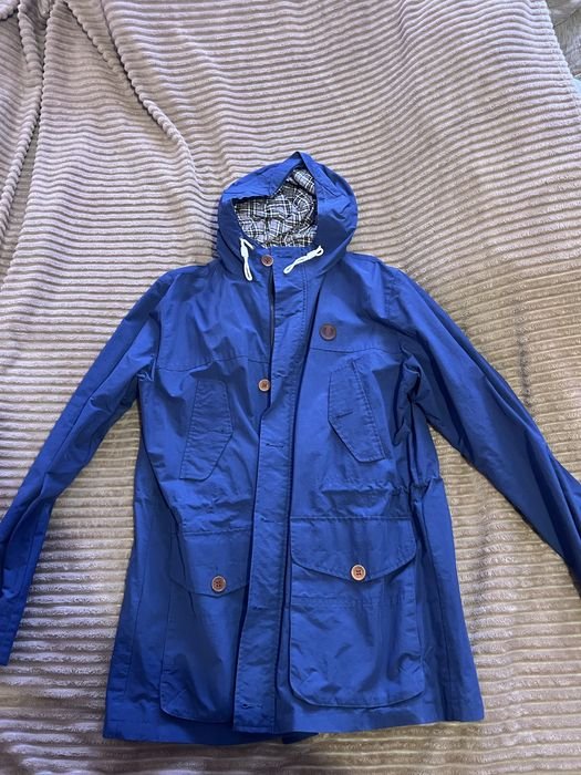 Donna Fred Perry Parka Blu Navy 40