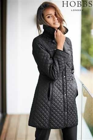 Женский Hobbs Пальто Тёмно-синий 36