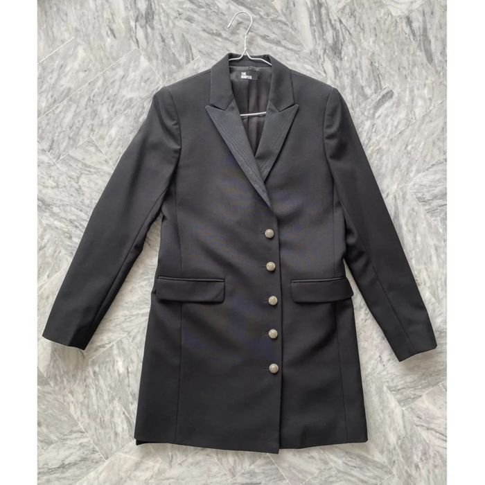 Женский The Kooples Платье Чёрный Шерсть 36