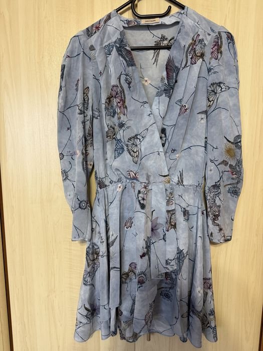 Femme Zadig & Voltaire Robe Bleu Marine Soie 34