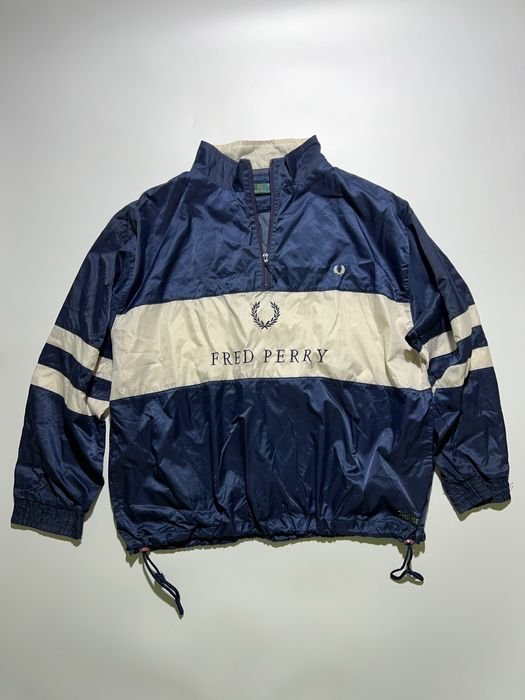 Мужской Fred Perry Анорак Синий 42