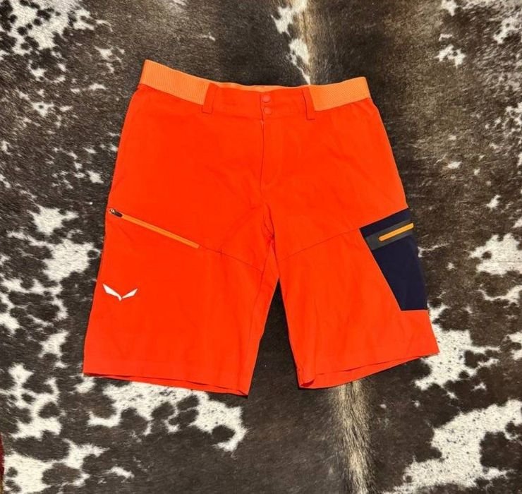 Uomo Salewa Pedroc Cargo Shorts Arancioni 38
