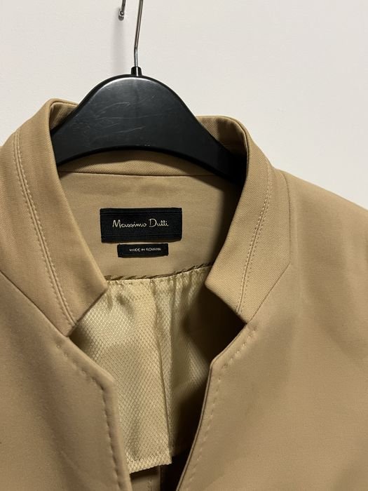 Femme Massimo Dutti Blazer Beige Polyester 40