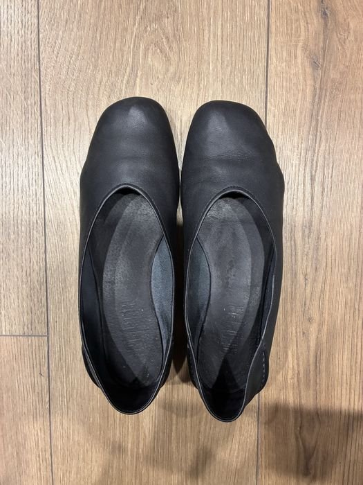 Женские Туфли Чёрные Натуральная кожа 37