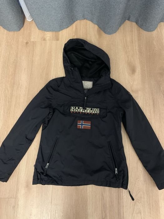 Мужской Napapijri Анорак Чёрный 