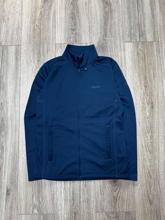 Мужской Sherpa Свитер Синий