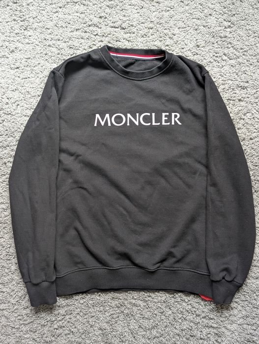 Мужской Moncler Свитер Чёрный 38