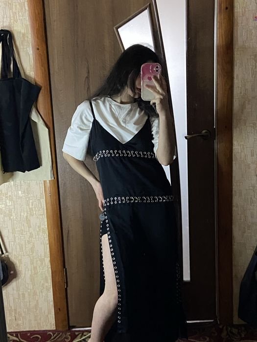 Женское Diesel Платье Чёрное 38