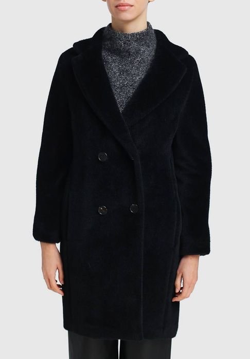 Женское Max Mara Пальто Чёрный Шерсть