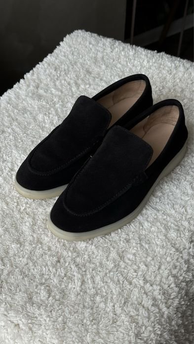 Femme Loafers Noir Cuir 37