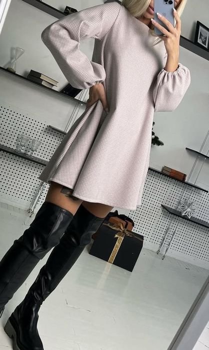 Женское Платье Розовое S