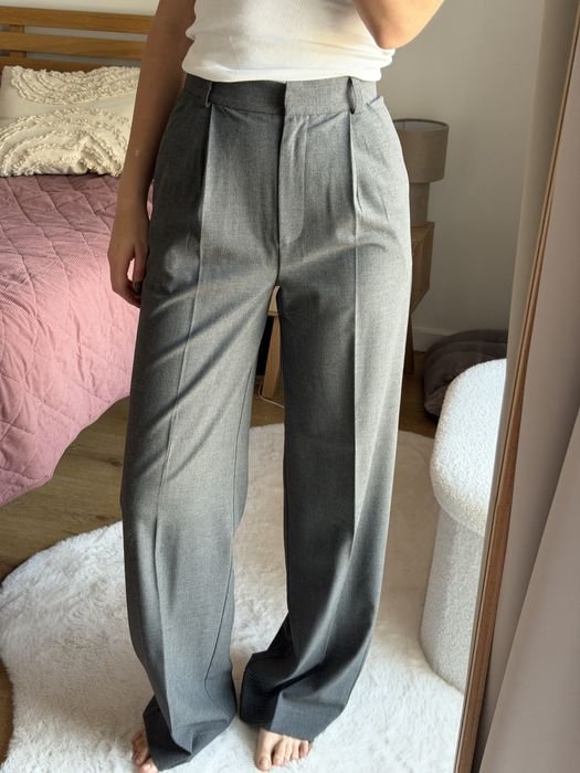 Женские Брюки Серые С