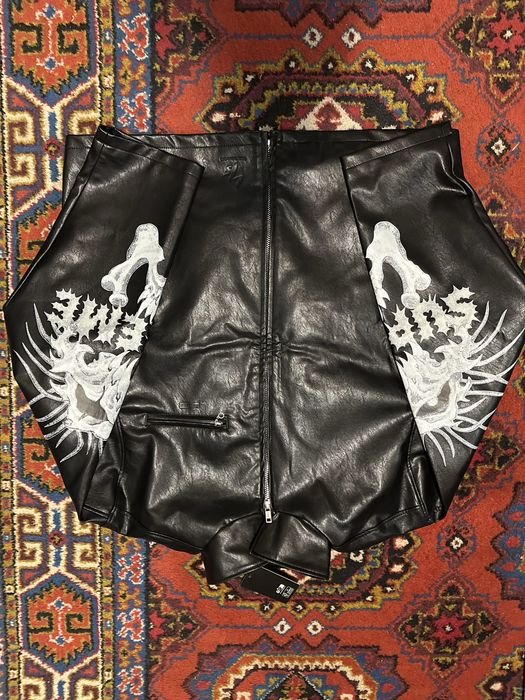 Мужской Yohji Yamamoto Кожанка Чёрный 40