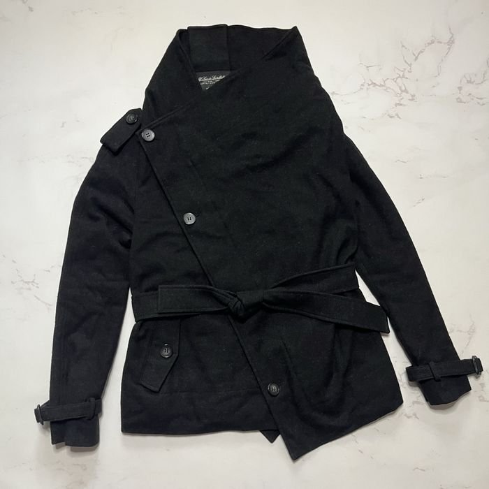 Женское Allsaints Пальто Чёрное Вовна 8