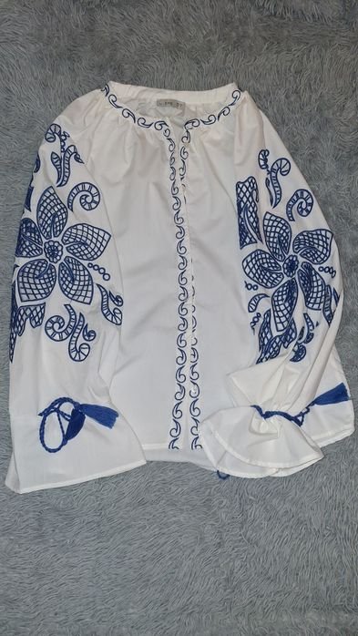 Женская Вышиванка Белая 40