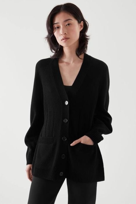 Женский COS Свитер Серый Шерсть L