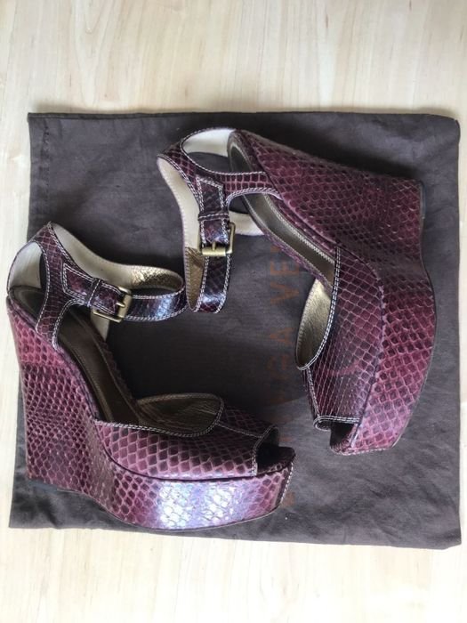 Женские Bottega Veneta Босоніжки Бордовий 39.5