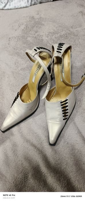 Женские Stillo Туфли Светло-бежевый Кожа 41