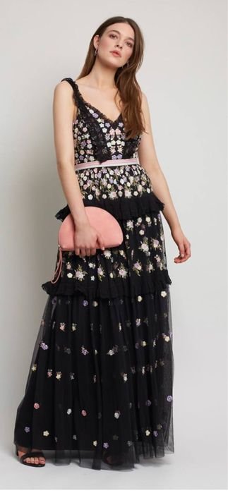 Женское Needle & Thread Платье Чёрное