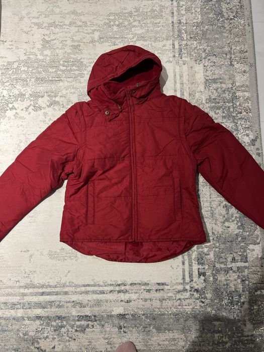 Женская Куртка Бордовая 36
