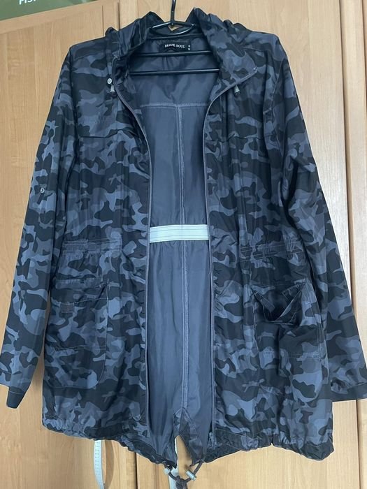 Мужская Куртка Ветровка Камуфляж 42