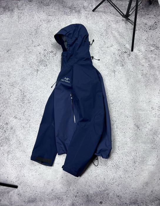 Men Arcteryx Jacket Navy Gore-Tex 40
