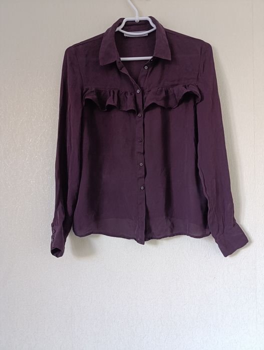 Женская Hallhuber Сорочка Фиолетовая Другой 36